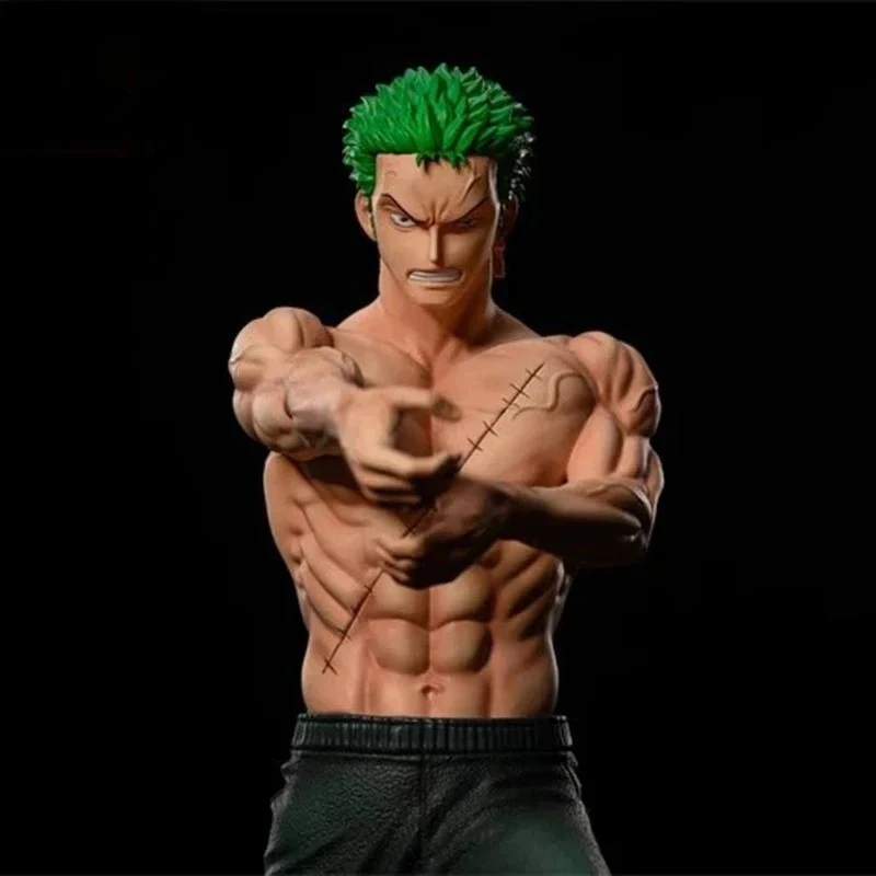 قطعة واحدة أنيمي الشكل رورونوا زورو بولي كلوريد الفينيل تمثال نموذج دمية حلية جمع غرفة ديكورا مكتب اللعب هدايا عيد الميلاد