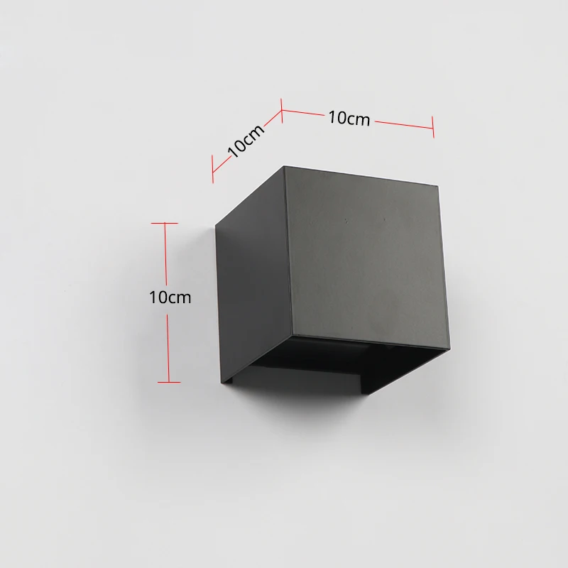 LED Wall Light Indoor Living Room Bedroom Lighting Outdoor Waterproof IP65 Garden Wall Lamp Aluminum AC90-260V