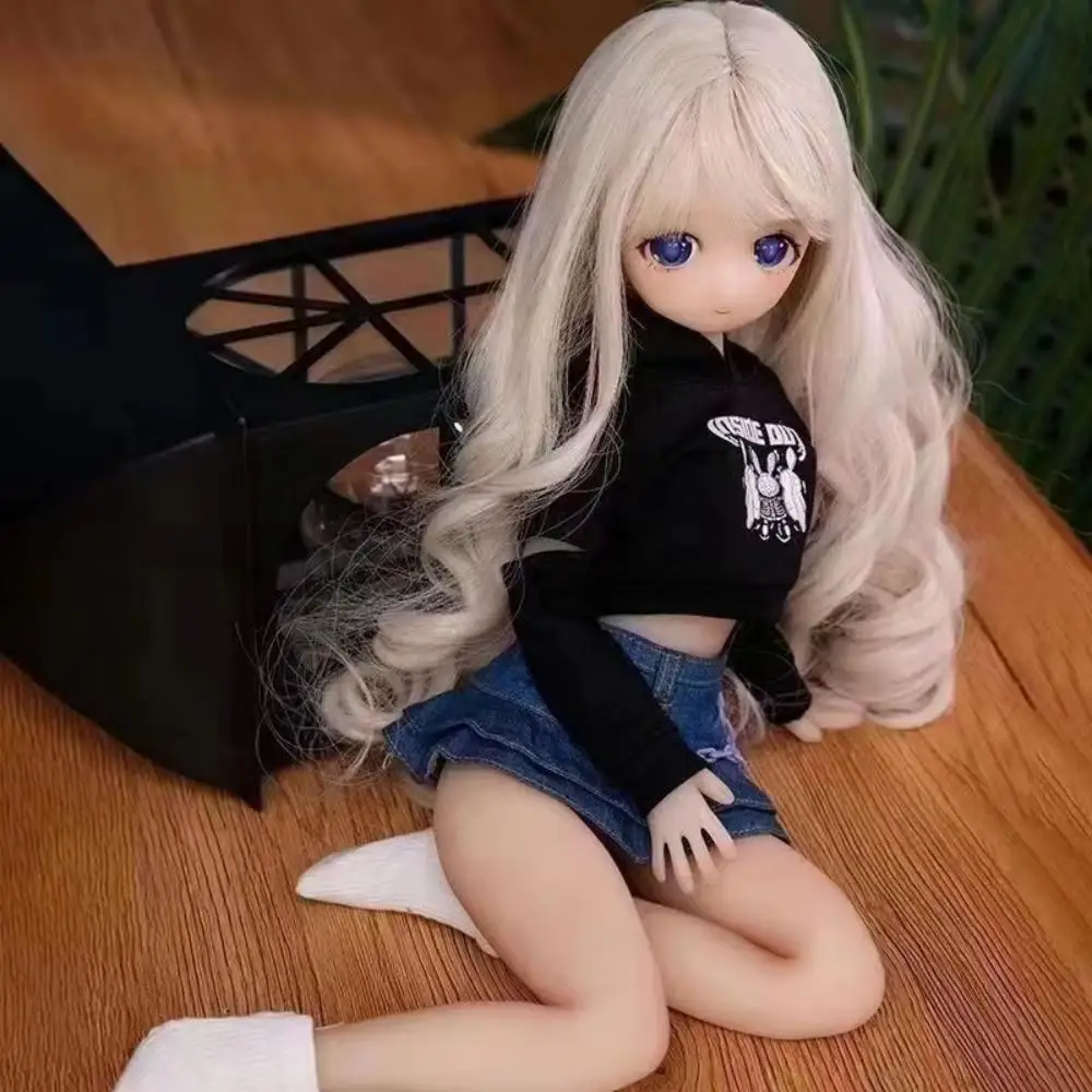 

Full Body Doll Mini Anime Decoration Silicone Small Handmade Doll Moveable Joints Bjd Doll With Skeleton Action Toys Gift