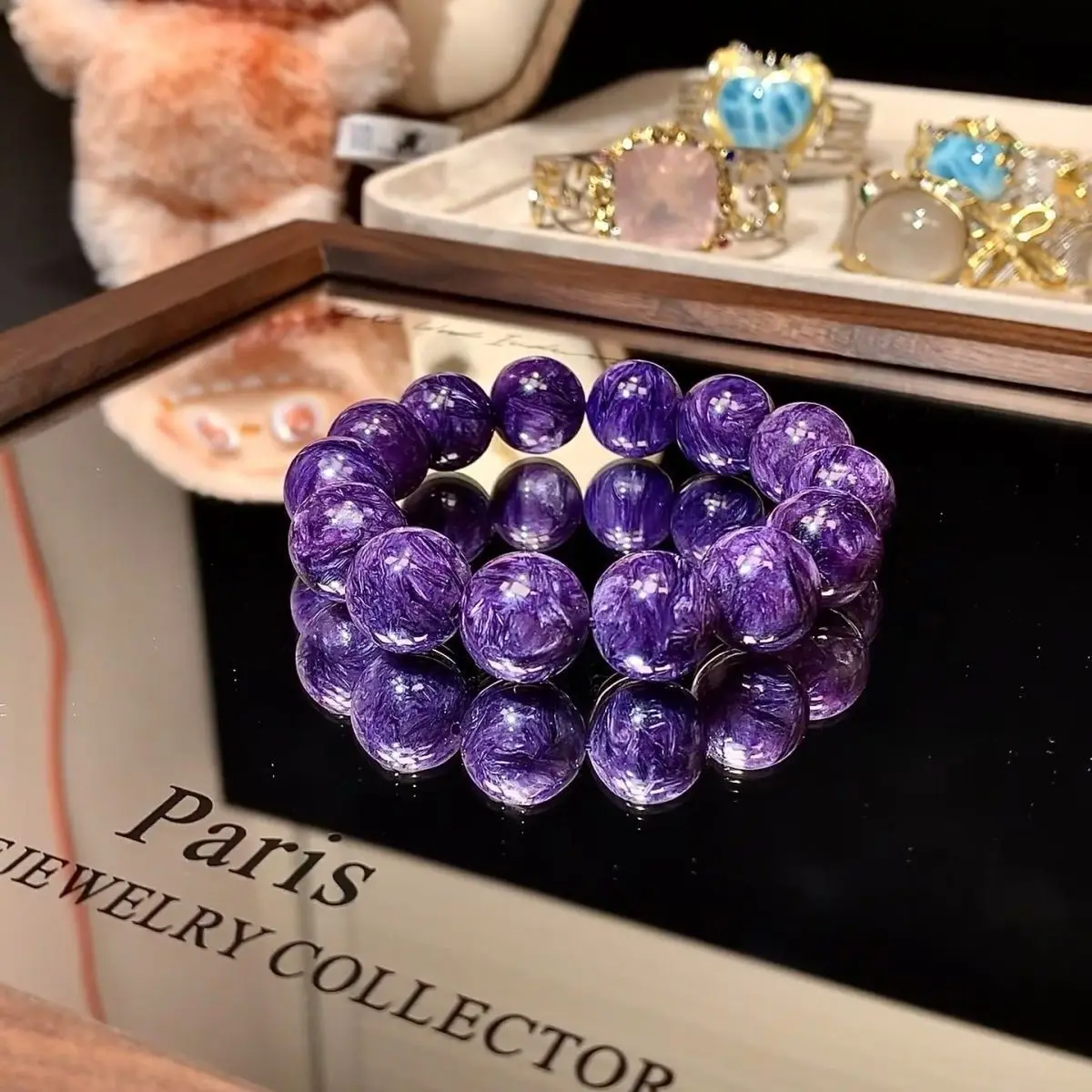 

Высококачественный подлинный продукт напрямую от производителя, браслет с кристаллами и фиолетовым драконом для мужчин и женщин, пар