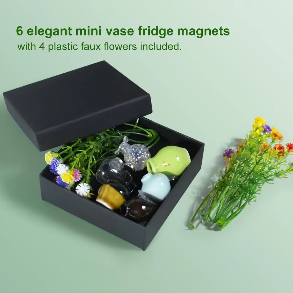 

Mini vase magnet, storage cabinet magnet, refrigerator, kitchen storage cabinet