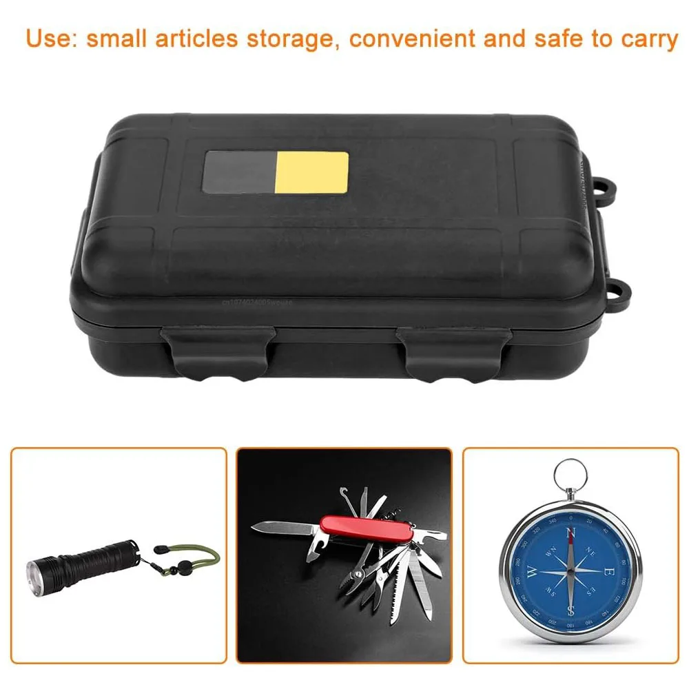 Outdoor Waterproof Shockproof Box Plastic Tool Box Enclosure Airtight Survival Case Container Storage Travel Sealed Containers