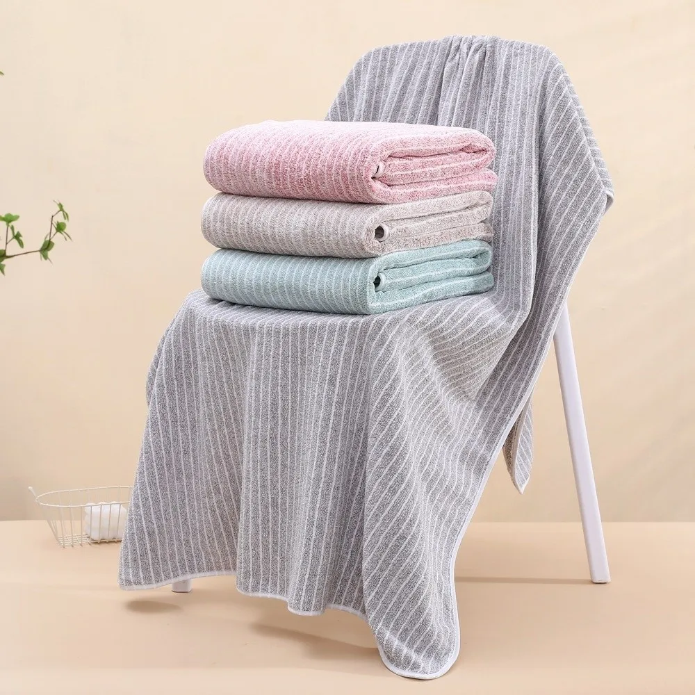 

Fashion Skin-friendly Fabric Coral Fleece Bath Towel Non-Shedding Comfortable Quick Drying Towel Absorbent Towel Body Wash