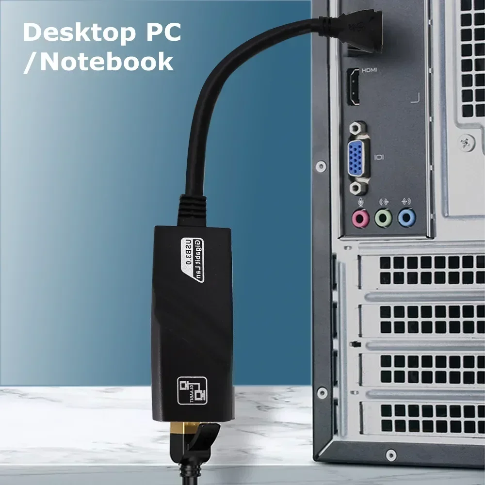 

Адаптер Lan Ethernet 1000 Мбит/с USB3.0 Проводная сетевая карта USB к Rj45 для ноутбука