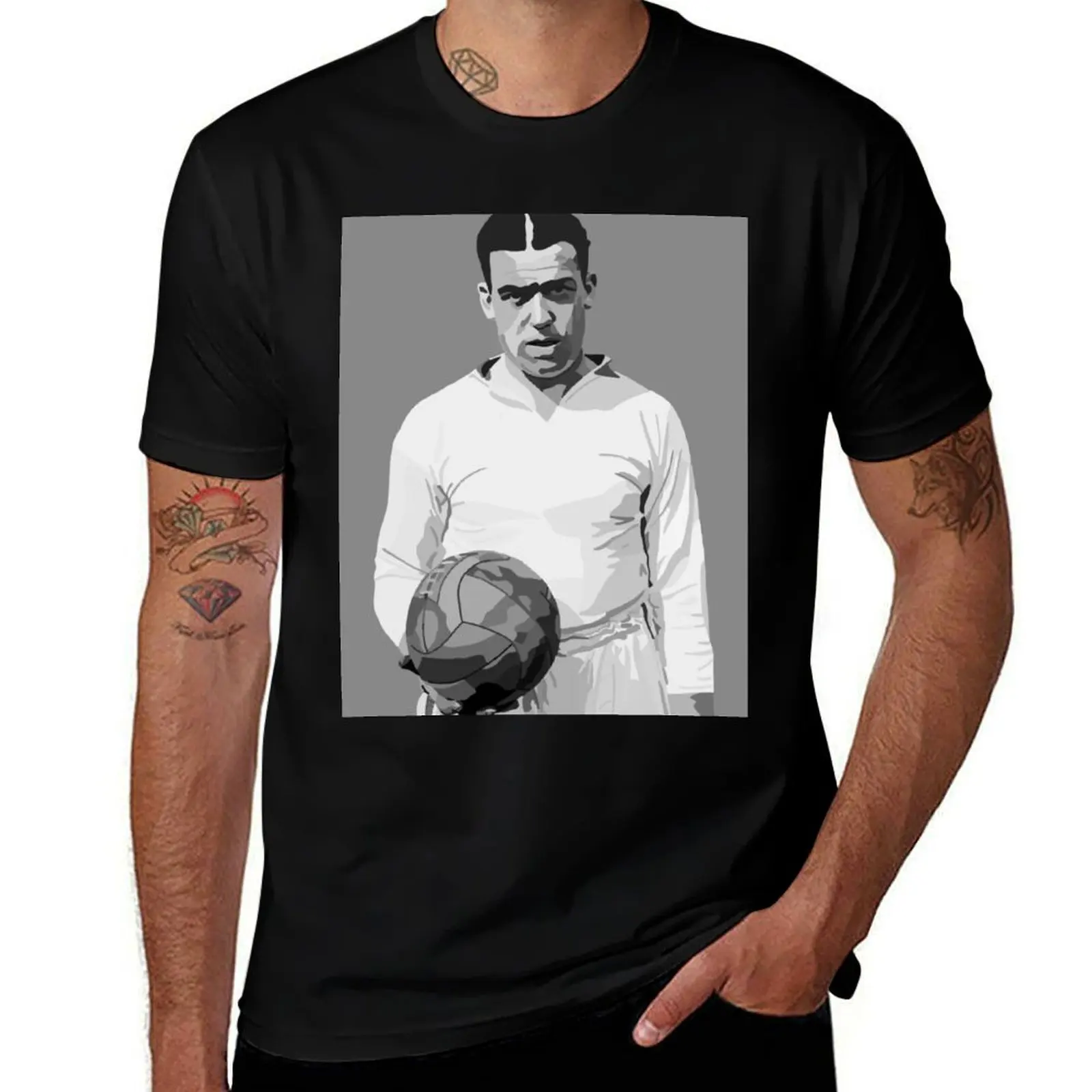 Dixie Dean Digital Art T-Shirt Comfort Stretch Tee Shirt T-Shirt