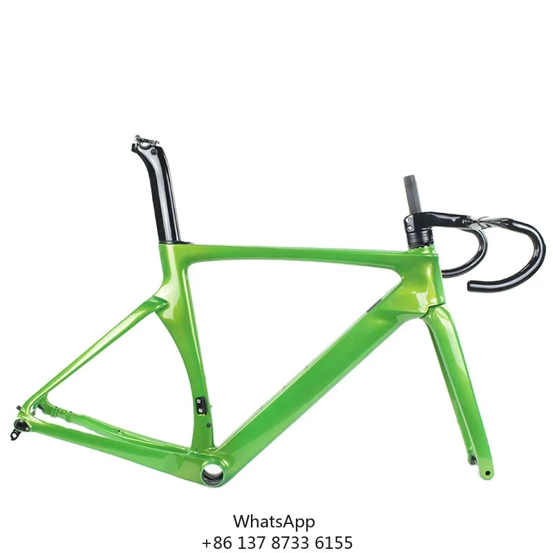 Custom Color Bike Carbon Road BB386 Carbon Frame Road Bike With Handlebar Road Bike Carbon For Racing