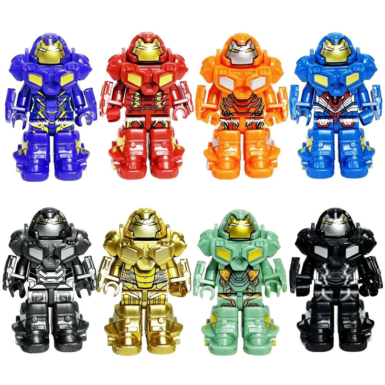 Meistverkaufte Kinder-Anime-Figuren Helden-Bausteine Kindergeschenk Montage-Spielzeug Modell Mini-Filmfiguren Figurinen-Bausteine