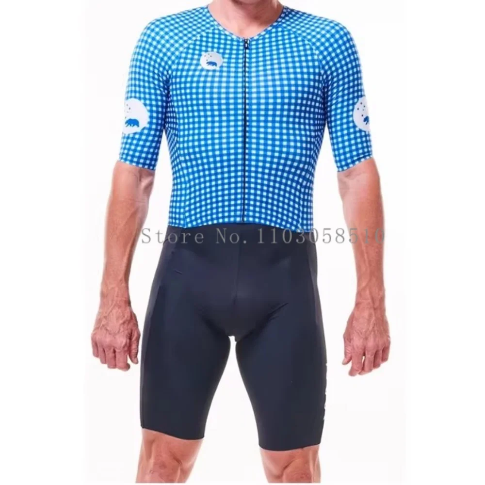 

Wyn Men Outdoor Cycling Jersey Jumpsuit Summer Skinsuit Triathlon Mtb Swimming Running Bodysuit Bike Clothing Ciclismo