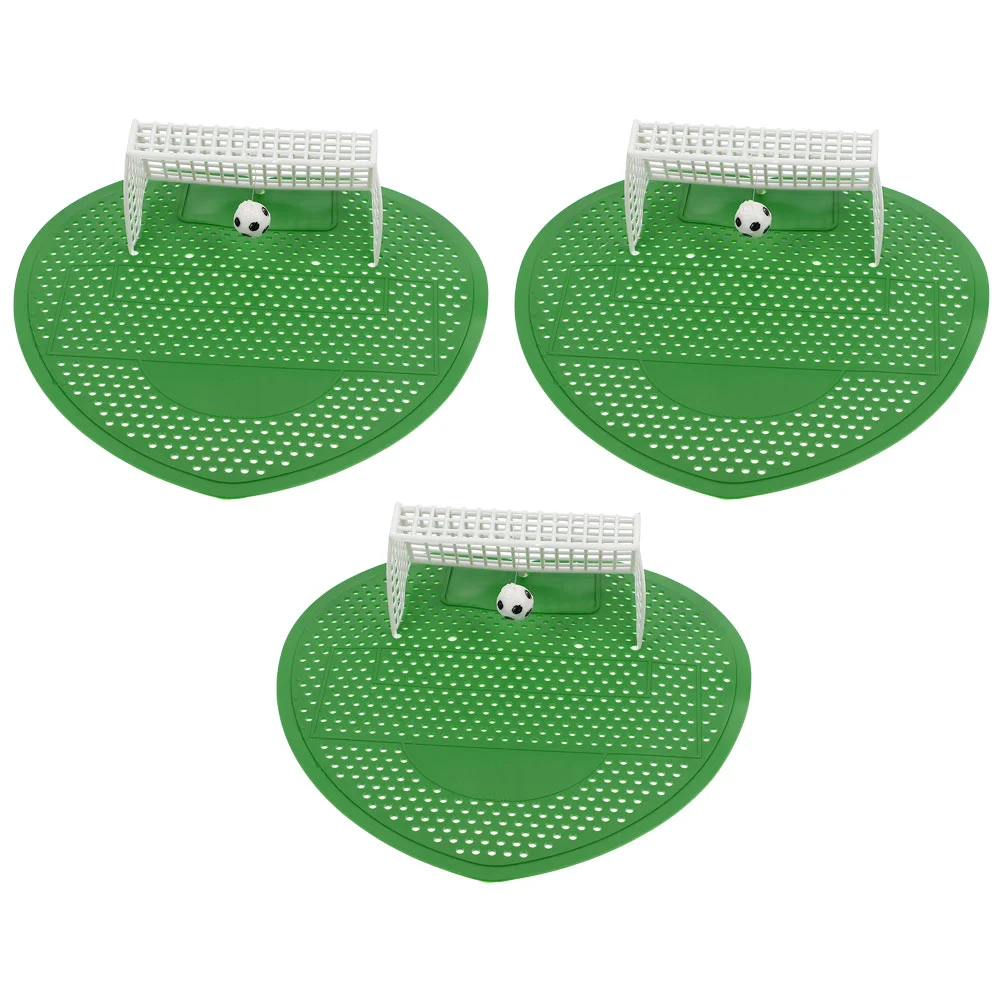 3 Pcs Urinal Filter Fragrance Pads Urine Odor Cakes Men Deodorizer Toilet Eliminator Screens Restroom Supplies