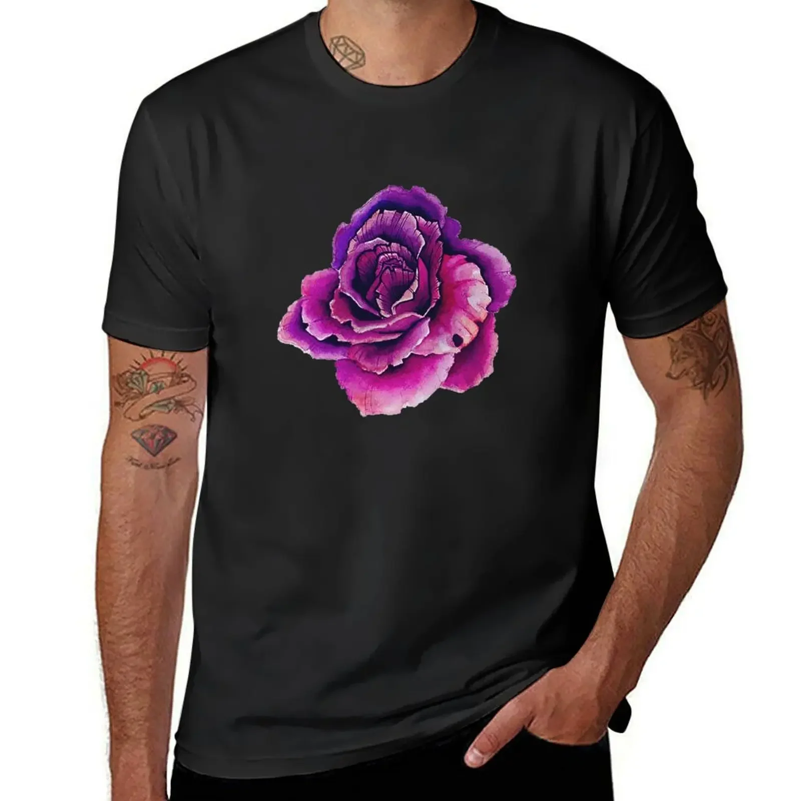 

Flower T-Shirt for a boy anime stuff oversizeds t shirts for men