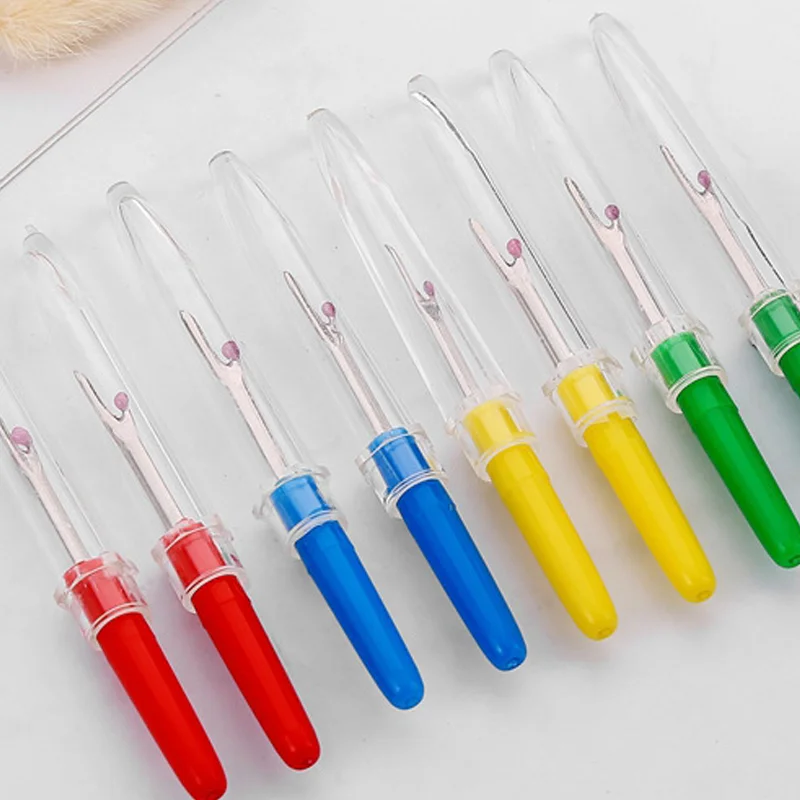 Plastikowy uchwyt Stalowy obcinak do nici Rozpruwacz do szwów Rozpruwacz do haftu krzyżykowego Narzędzia do szycia Igła do usuwania Akcesoria do