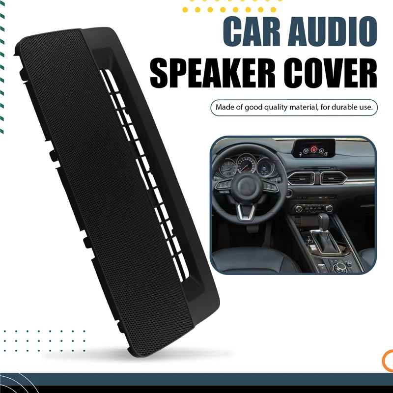 

ABQB-Car DASH CENTER UPPER SPEAKER GRILLE TRIM COVER KB7W-55-530 KD5H-55-530 For MAZDA CX-5 2017-2025
