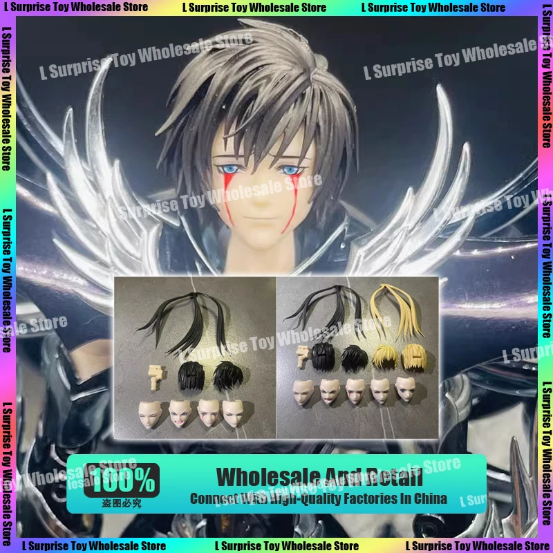 Saint Seiya Myth Cloth EX Hades Emperor Alone Head Carving/5 Faces Hair Lost Canvas/LC Knights Of The Zodiac Figure Custom Gifts