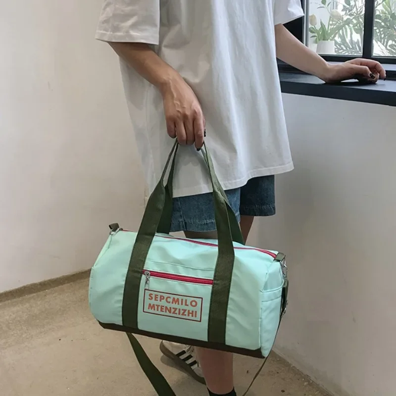 حقيبة رياضية للصالة الرياضية للنساء لمسافات قصيرة حقيبة سفر كاجوال للفتيات حقيبة كتف كروس للياقة البدنية وحقائب اليوجا #6