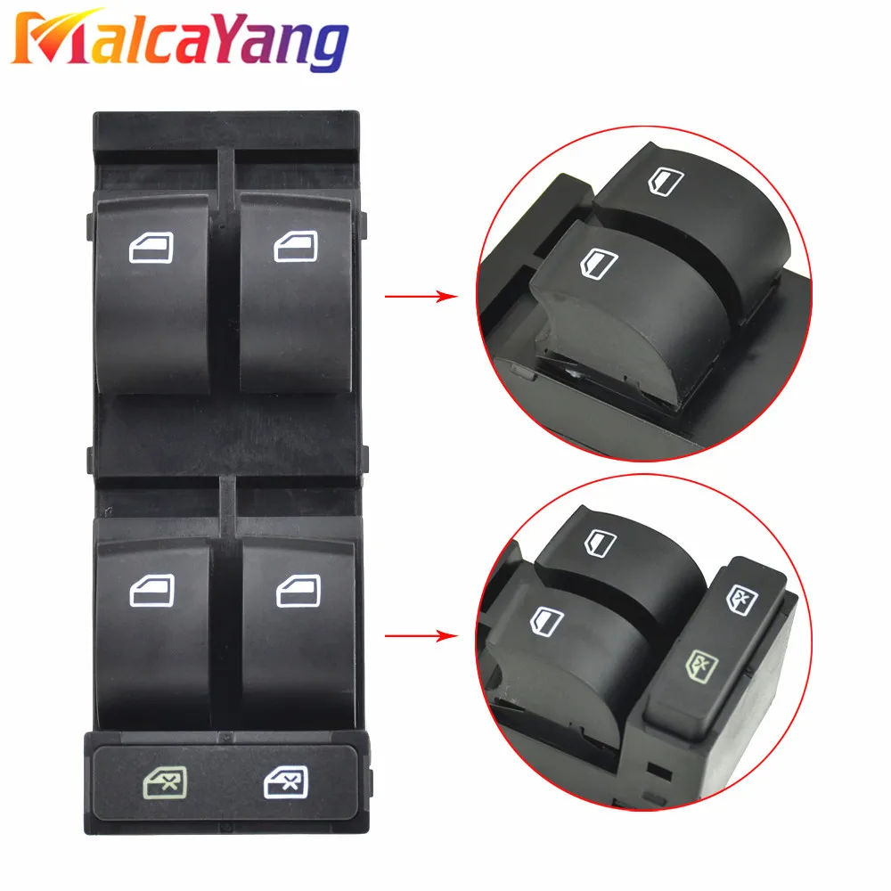 4B0959851B Electric Power Window Master Switch For Audi A3 A6 Avant Saloon 4B2 C5 S6 RS6 Allroad 4B0 959 851B