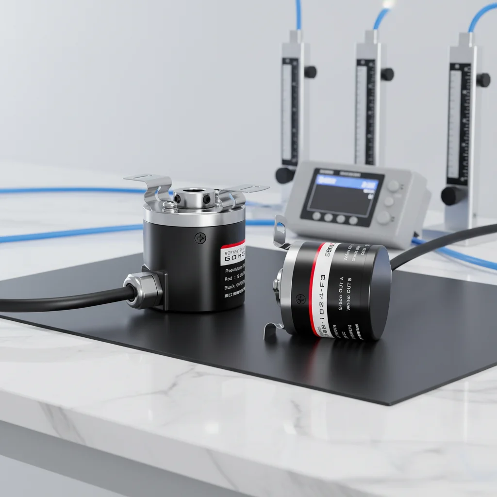 High Quality Single-turn Incremental Rotary Magnetic Angle Encoder 38mm 3000rpm Power-off Encorder Strip DC 5-24V Solder Lug