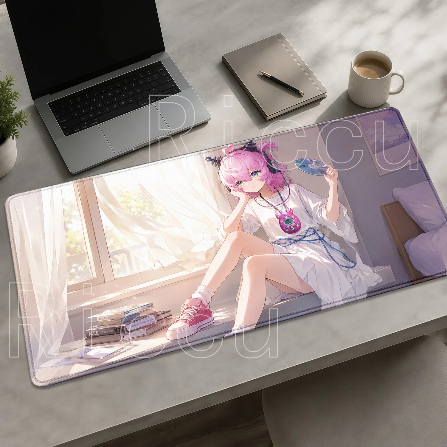 NTE Linko Neverness To Everness Anime Girl Mouse Pad Non-Slip Office Accessories Mousepad HD Printing PC Gaming ESports Desk Mat