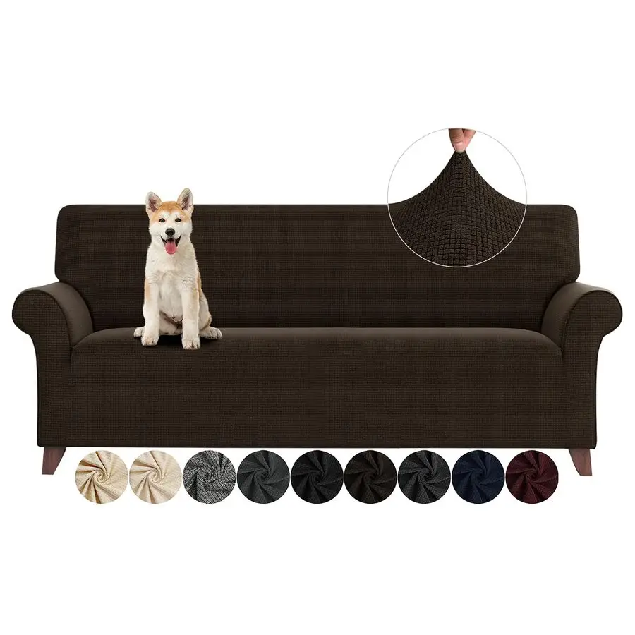 

Чехлы для дивана на 3-х местный диван, высокоэластичные, из спандекса, подходят для домашних животных, 1 штука, нескользящие, для больших мебельных изделий