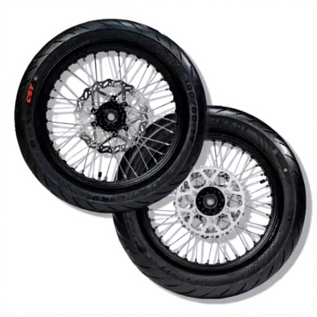 Good Quality Ultra Bee Complete Street Tire Set Slick Road Tires  Supermoto Wheelset Kit！！