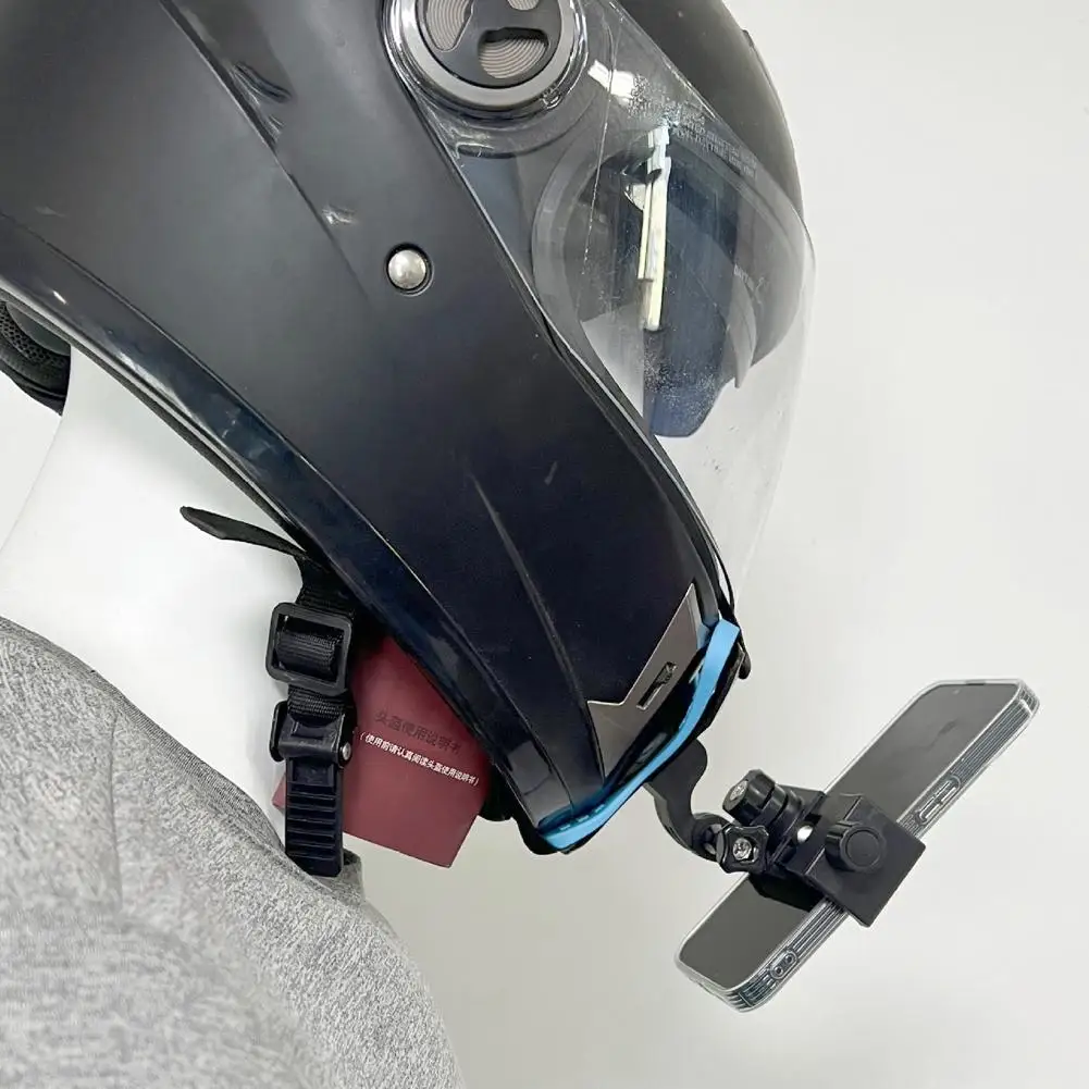 Motorcycle Helmet Phone Stand Mount Holder Motorcycle Camera Accessories For GoPro Hero 12 10 9 8 7 Action Sports Camera Holder