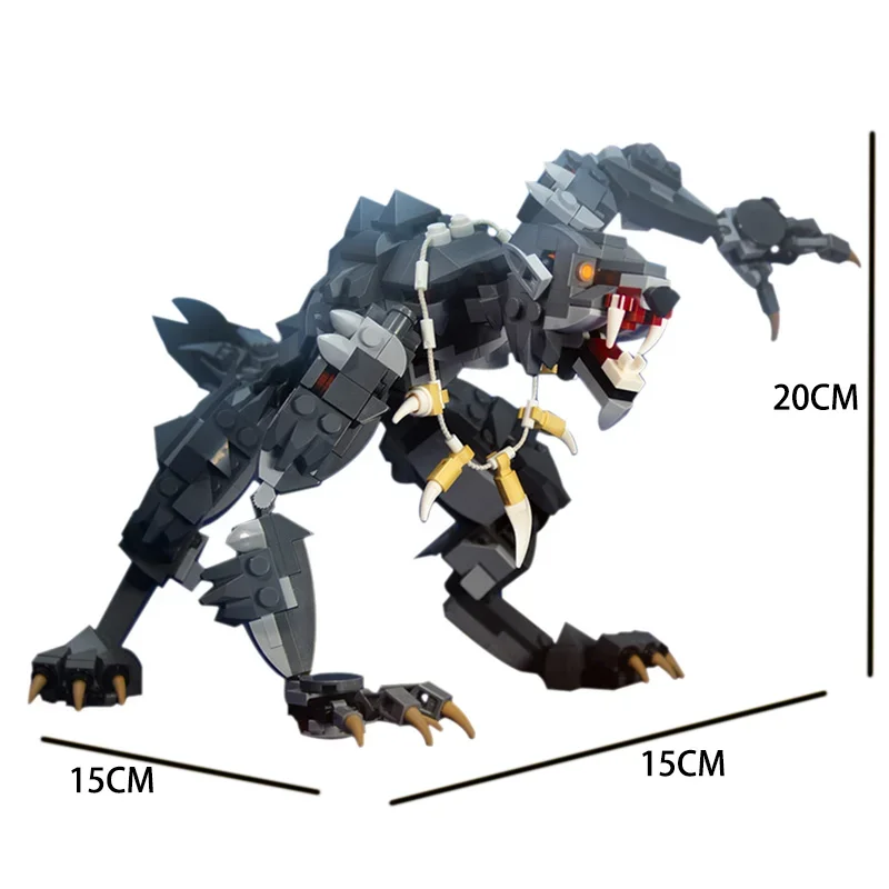 MOC-30412 القديمة الأوروبية الجنية أسطورة حكاية Orc نموذج الرعب مصاص دماء بالذئب اللبنات مجموعة لتقوم بها بنفسك الاطفال اللعب هدية الهالوين