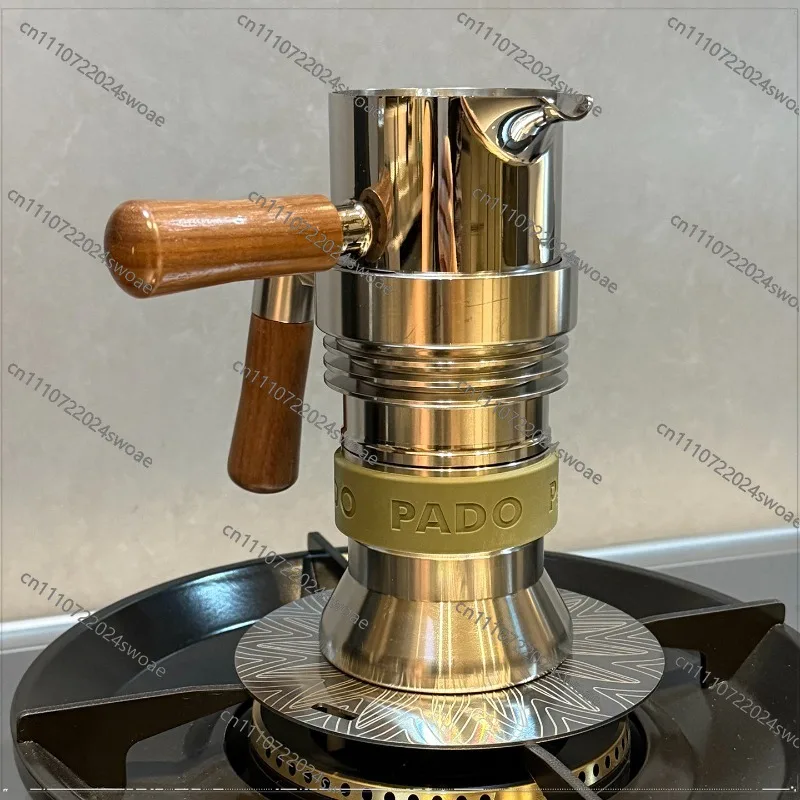 Espresso Machine 316 Stainless Steel Titanium Steam Extraction Outdoor Latte 58mm