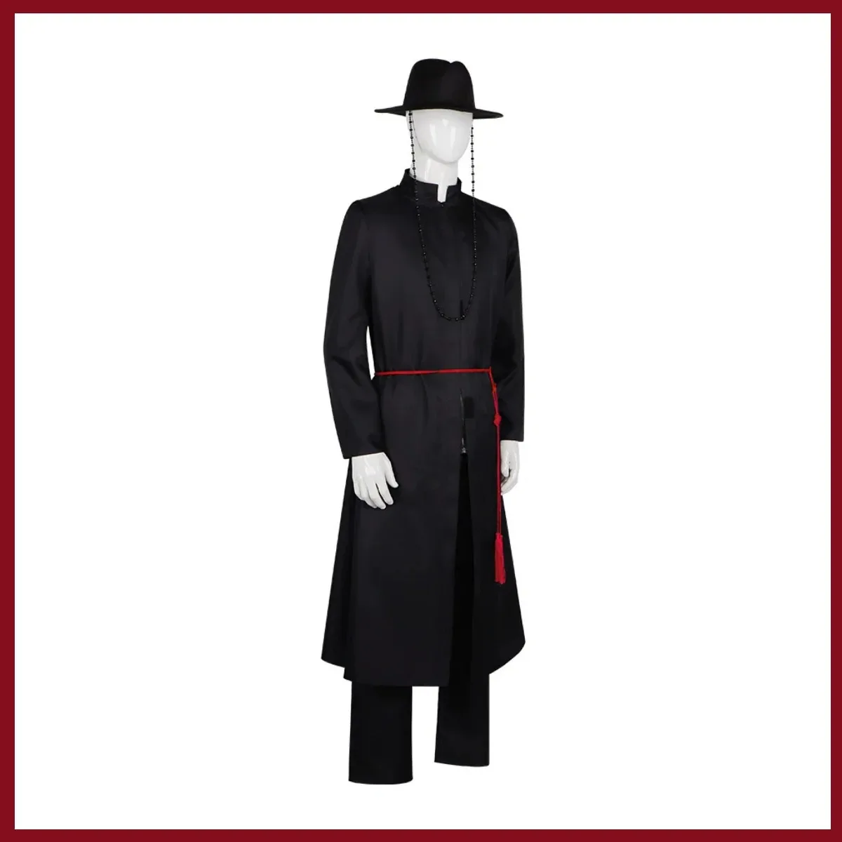 2025 Anime nuevo cazadores Saja niños disfraz Cosplay bata negra abrigo uniforme sombrero peluca adulto hombre carnaval baile enmascarado vestido de fiesta