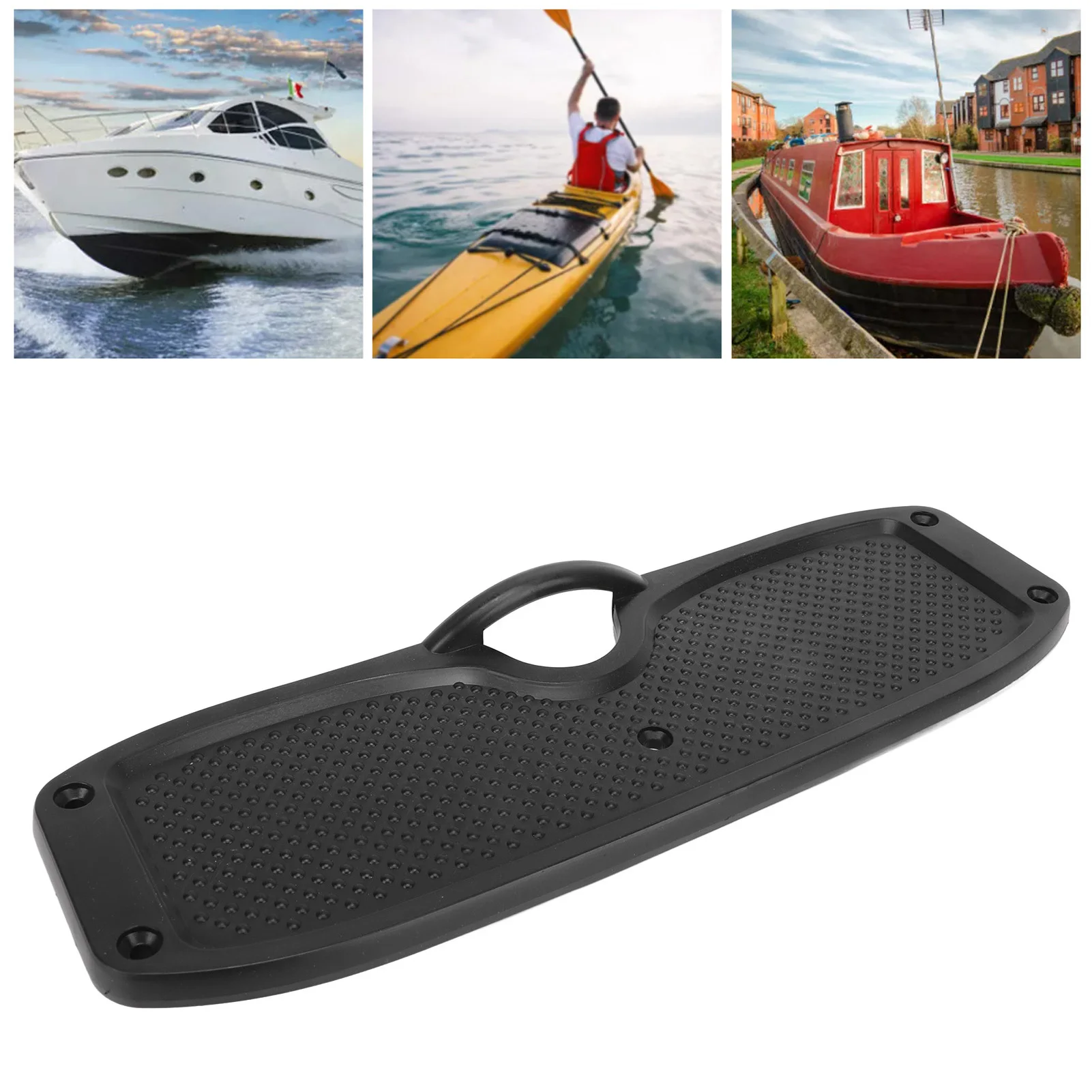 

ZK40 PVC Transom Plate Outboard Mounting Engine Bracket For Inflatable Boat Rubber Dinghy Kayak Marine Yacht Black