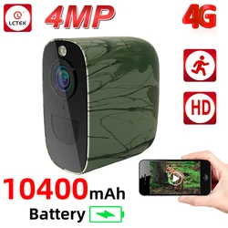 LCLCTEK SIM 4G Chạy Bằng Pin Camera An Ninh Full 1080P PIR Phát Hiện IP66 Không Dây Ngoài Trời Camera Quan Sát cam