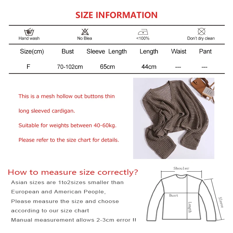 Women New Versatile Hollow Out Cardigan Summer V-neck Loose Sunscreen Shirt Buttons Casual Outer Wear Mesh Lazy Long Sleeved Top