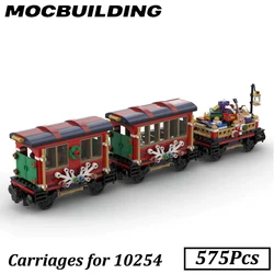 Additional Carriages for 10254  Building Block Train Model DIY Education Brick Children's Toy Gift