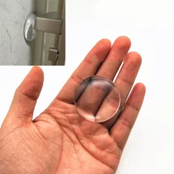 6Pc Silicone Door Stopper Wall Protecter Safety Shock Absorber Soft Rubber Door Handle Bumper Wall Sticker Furniture accessories