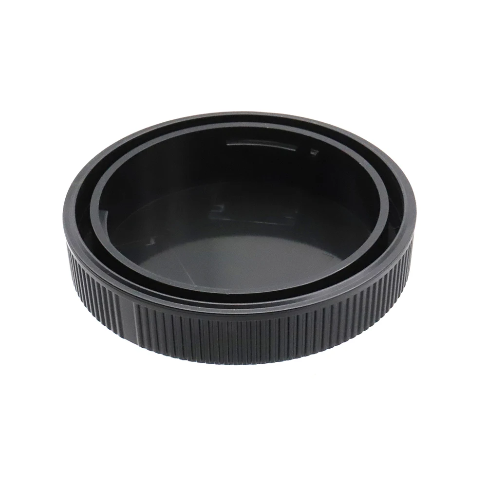 Tapa trasera de lente de montaje para Canon RF, tapa de cuerpo de cámara o juego de tapa de lente negra de plástico para EOS R RP R3 R5 R6 R7 R10 R5c