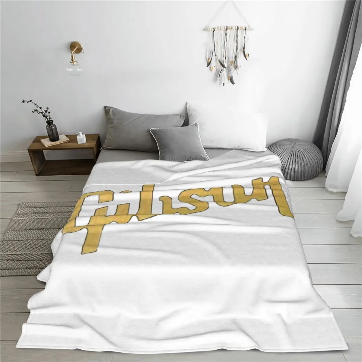 

GIBSON GOLD Blanket Flannel Sofa Throw Blanket Multi-function Throw Blankets for Home Bedroom Office Throws Bedspread Quilt