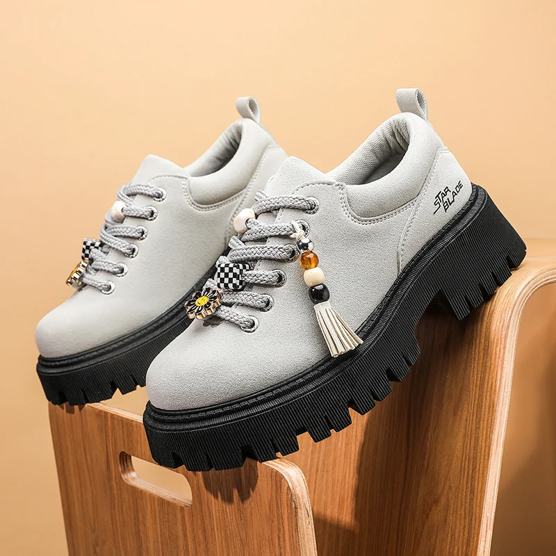 Mesh Casual Men's Shoes Solid Colour Men Sneakers Platform Breathable Male Footwear Autumn Increase Board Youth Tide Black Shoes