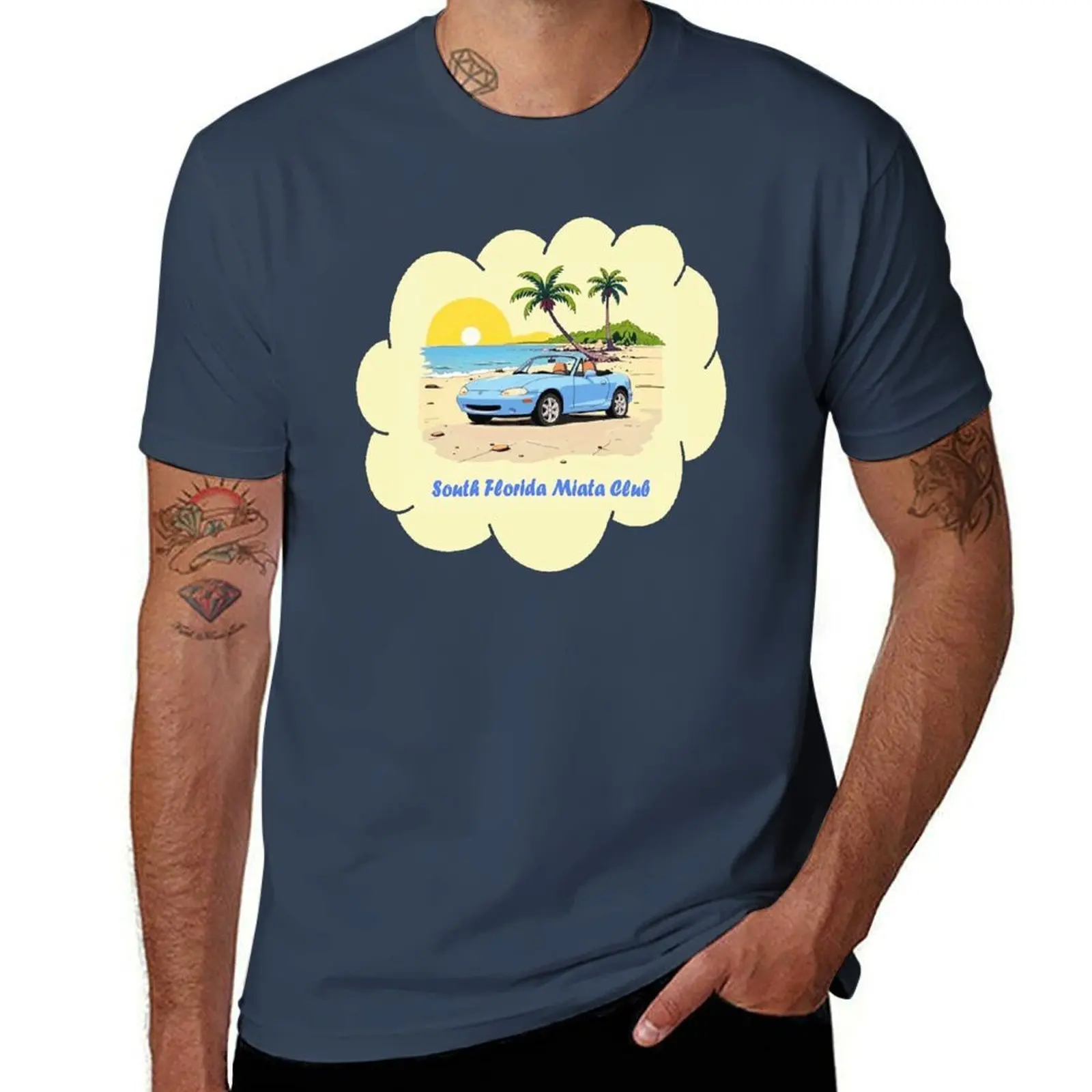 

South Florida Miata Club - NB T-Shirt t shirt for man t shirt man plain T-Shirt