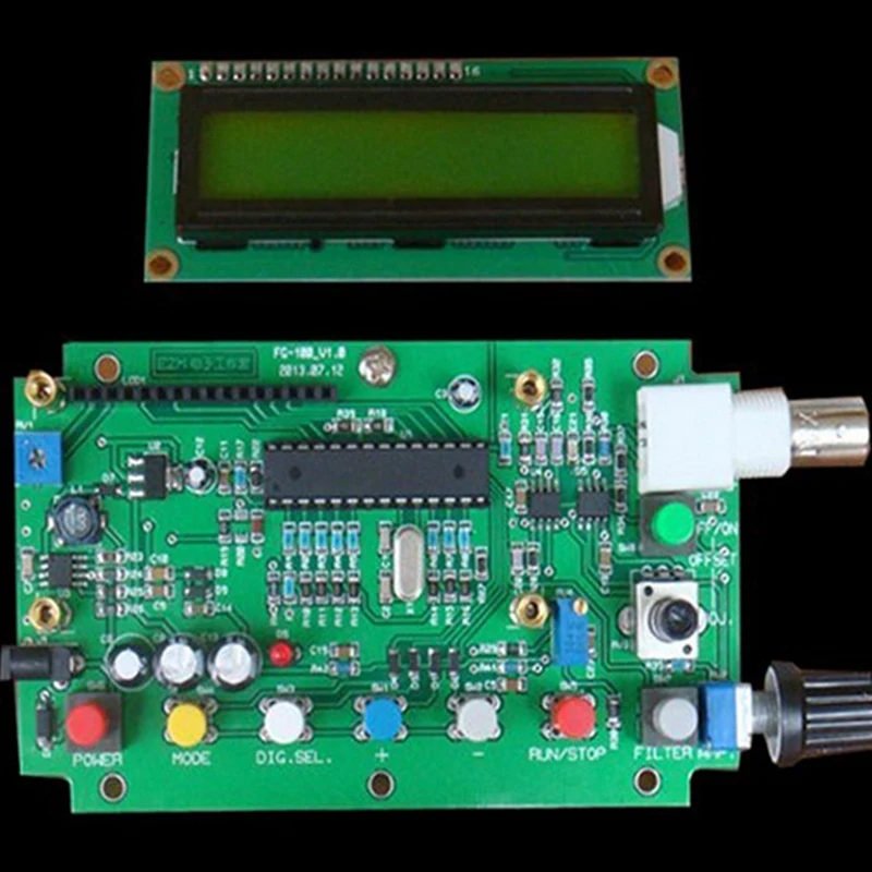 FG-100 DDS Function Signal Generator Frequency Counter 1Hz - 500Khz Sine+Square+Triple-Cornered Waveform