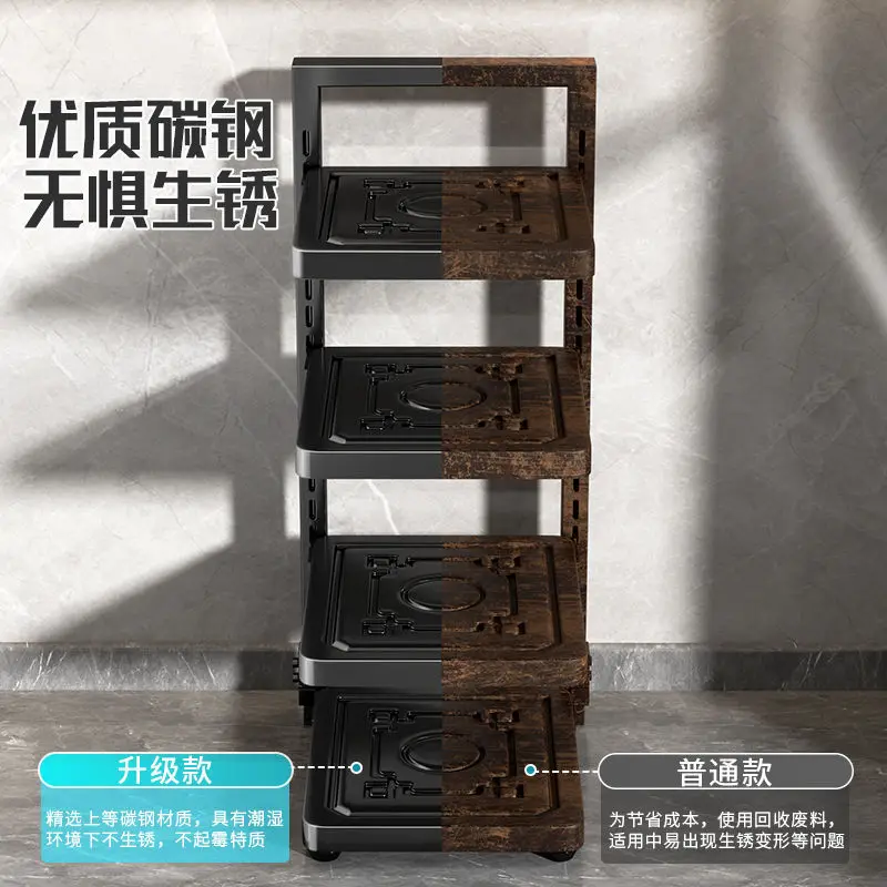 Multilayer Adjustable Kitchen Pot Rack Multi Functional Under Sink Storage Organizer Home Cabinet Shelf Cookware Holder Space Sa