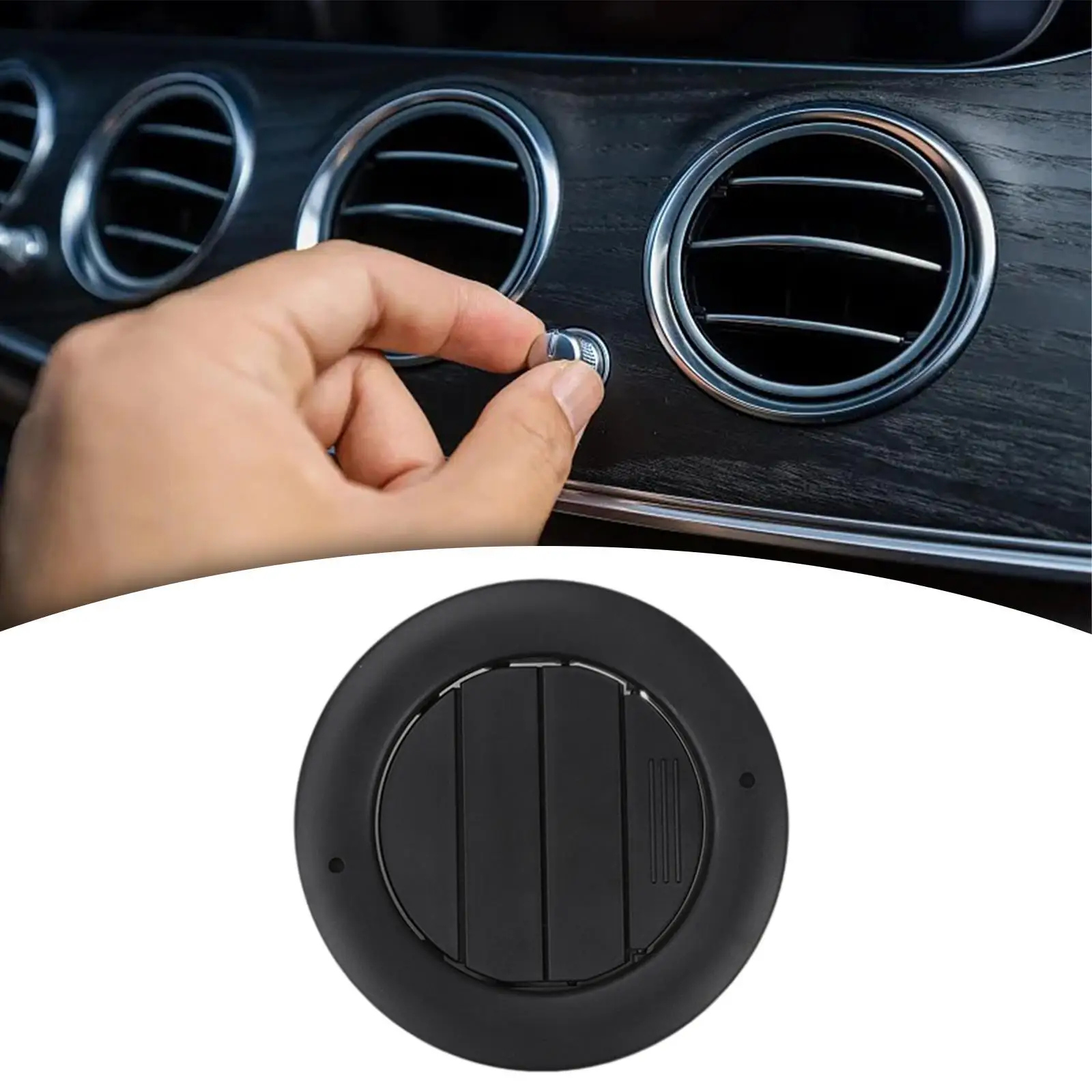 Automotive Roof Headliner Air Vent Grille Round Outlet Cover Plastic Part for Lincoln Navigator
