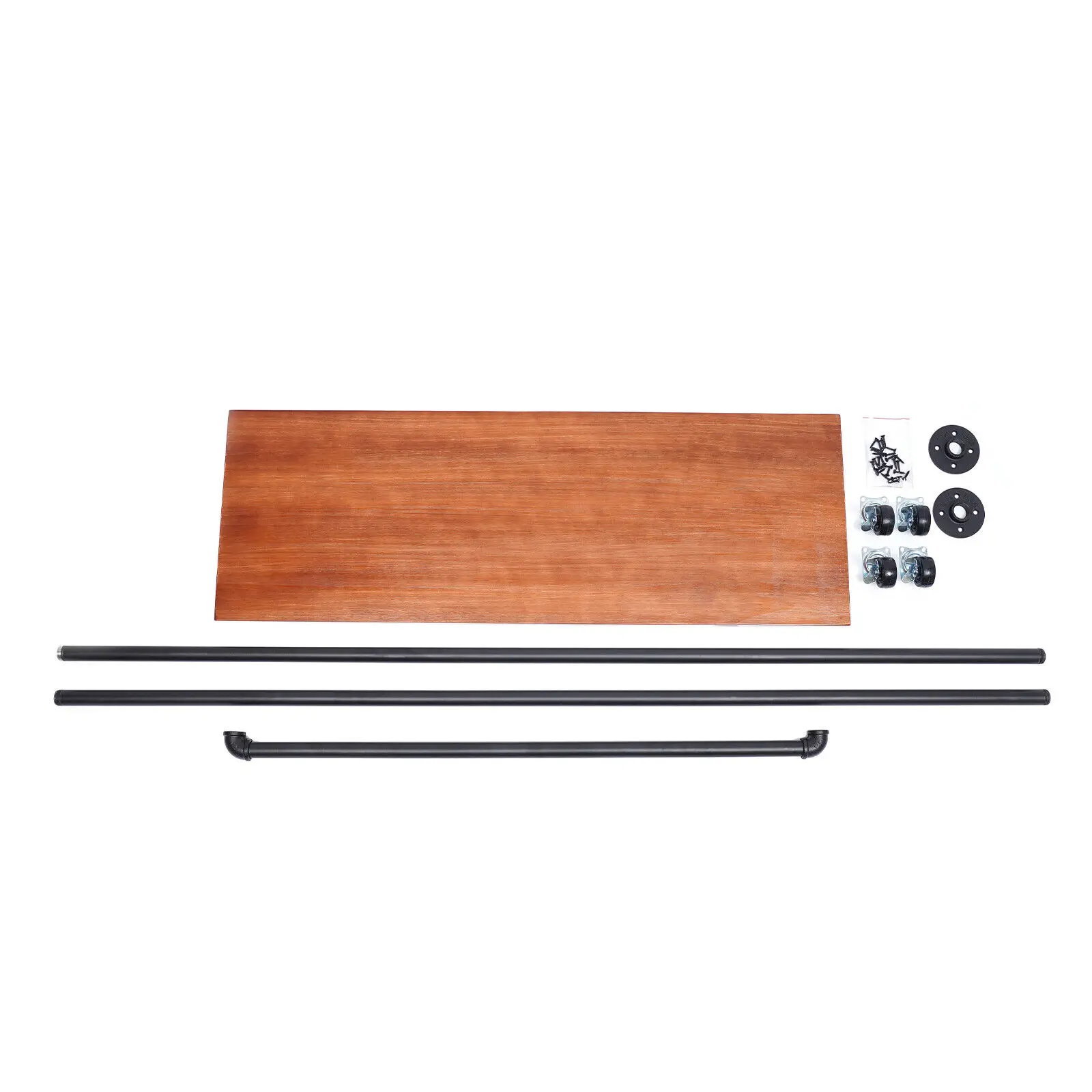 Rolling Clothing Rack Closet Movable Garment Rack With 1-Tier Storage Shelf USA