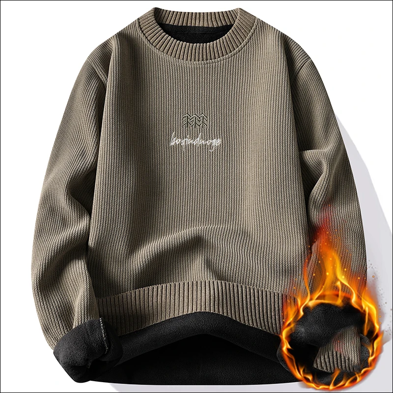 Sweater For Men Men's Clothing Men's Sweat-shirt Knit Autumn Streetwear Male Fashion Pullovers Casual Hombre Warm Solid Spring