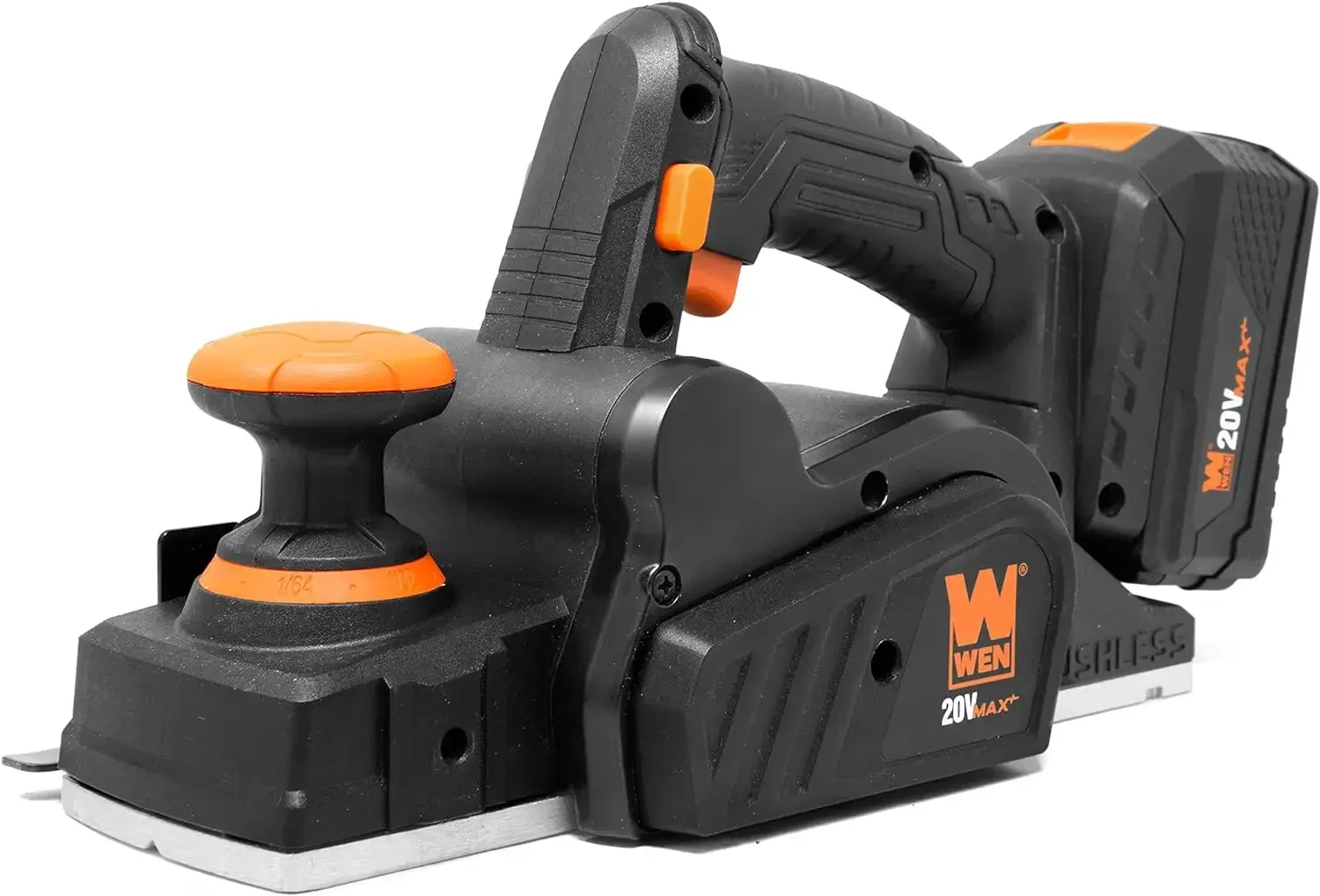 

Cordless Planer, Brushless with 3-1/4-Inch Blade, 20V Max 4.0 Ah Lithium-Ion Battery and Charger (20653)