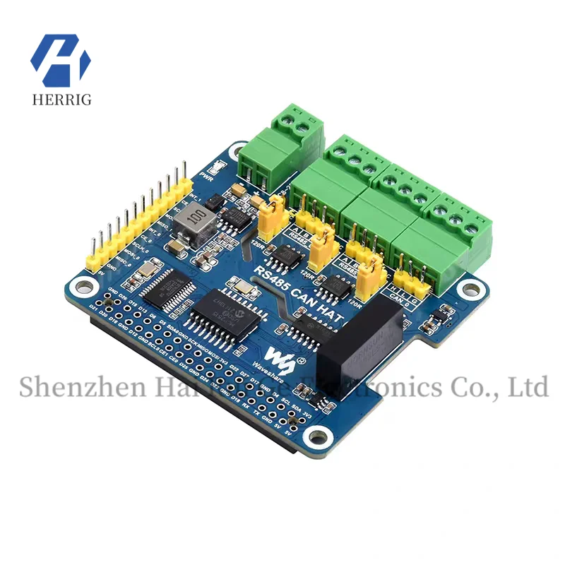 

MicroSnow Raspberry Pi 4B Isolated Dual RS485 CAN Expansion Board Module with Power Isolation and Multiple Protections