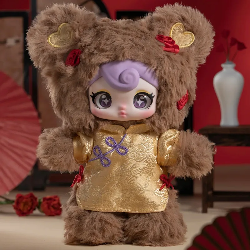 

6 шт. натуральная Sunycoco Rebellious Sweetheart плюшевая глухая коробка ручной работы милая модная виниловая кукла настольные украшения украшения подарок