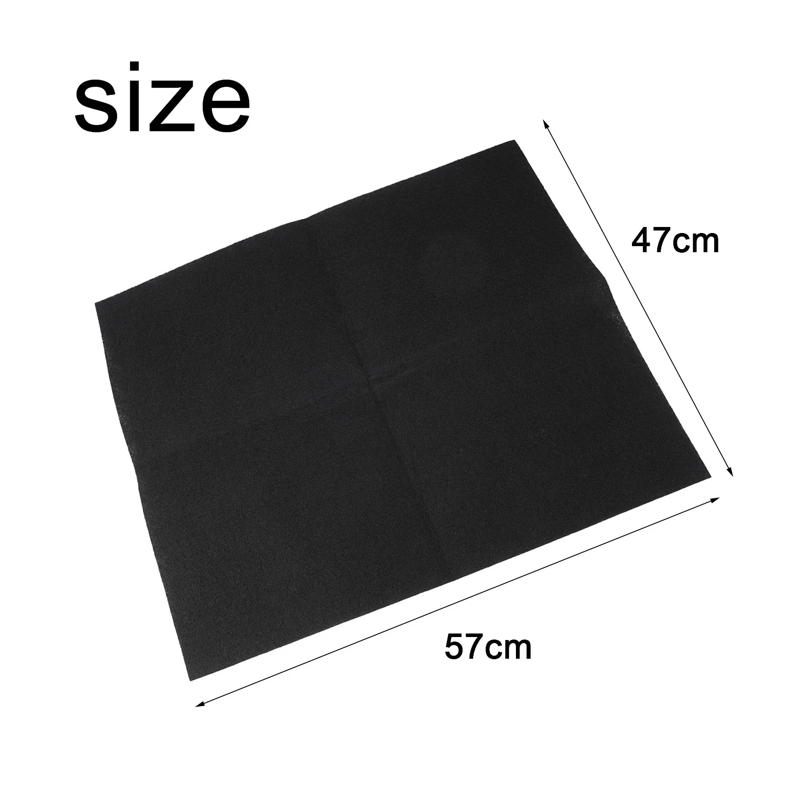 57X47cm Range Hood Activated Carbon Filter Cotton Auitable For All Range Hoods Air Purifiers Accessories Purifier Filter Fabric