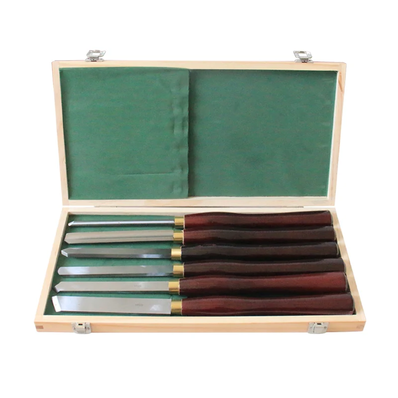 8 Piece Wood Lathe HSS Steel Blades Wood Turning Tools Lathe