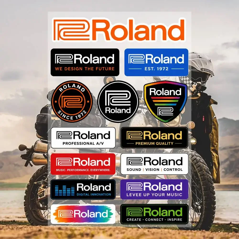 R-oL-aN-d Ästhetische Graffiti-Aufkleber, wasserdichte PVC-Aufkleber für Auto, Motorrad, Skateboard, Helm, Notizbuch