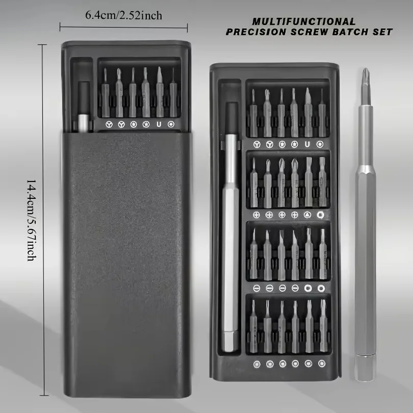 24 in 1 Digital Maintenance Precision Screwdriver Set with Portable Storage Box and Electronic Device Disassembly Tool