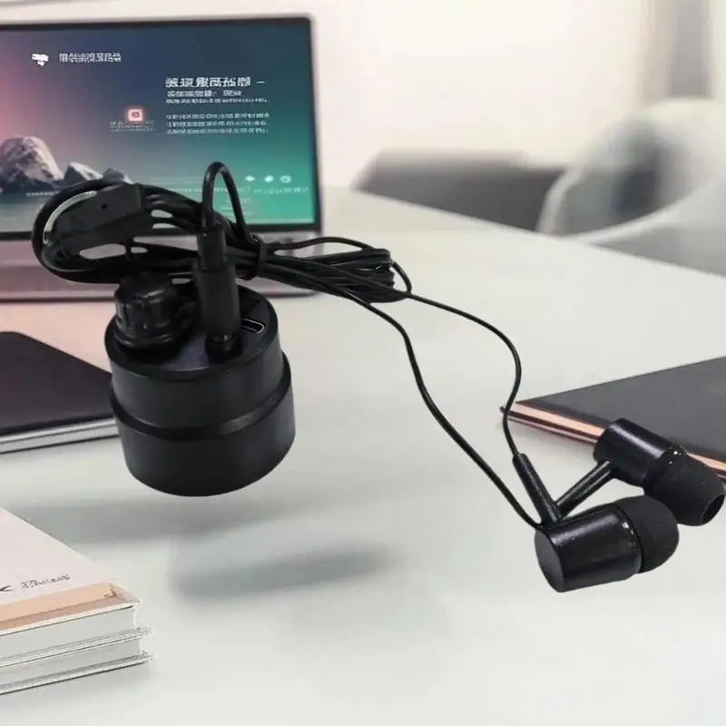 1 مجموعة المياه الاسمنت أنابيب الصلب جدار ميكروفون الاستماع كاشف جدار الأنابيب تسرب الاستماع كاشف اللاسلكية 12mA عالية القوة