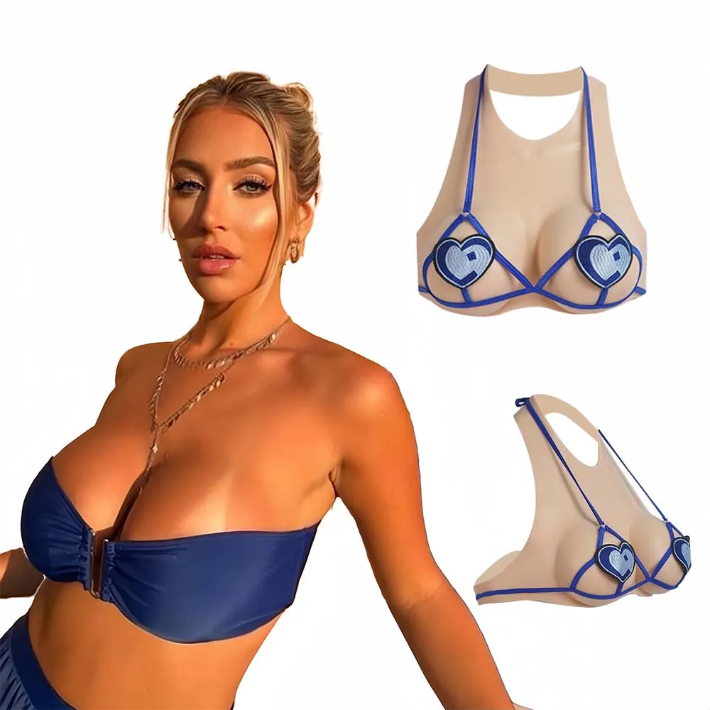 Silicone Breast Forms Breast Plates Fake Boobs Crossdresser A-G Cup Drag Queen
